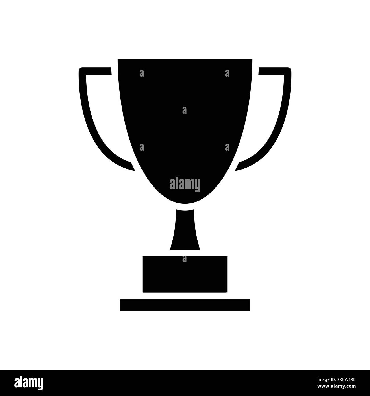 modello di disegno vettoriale dell'icona dei trofei su sfondo bianco Illustrazione Vettoriale