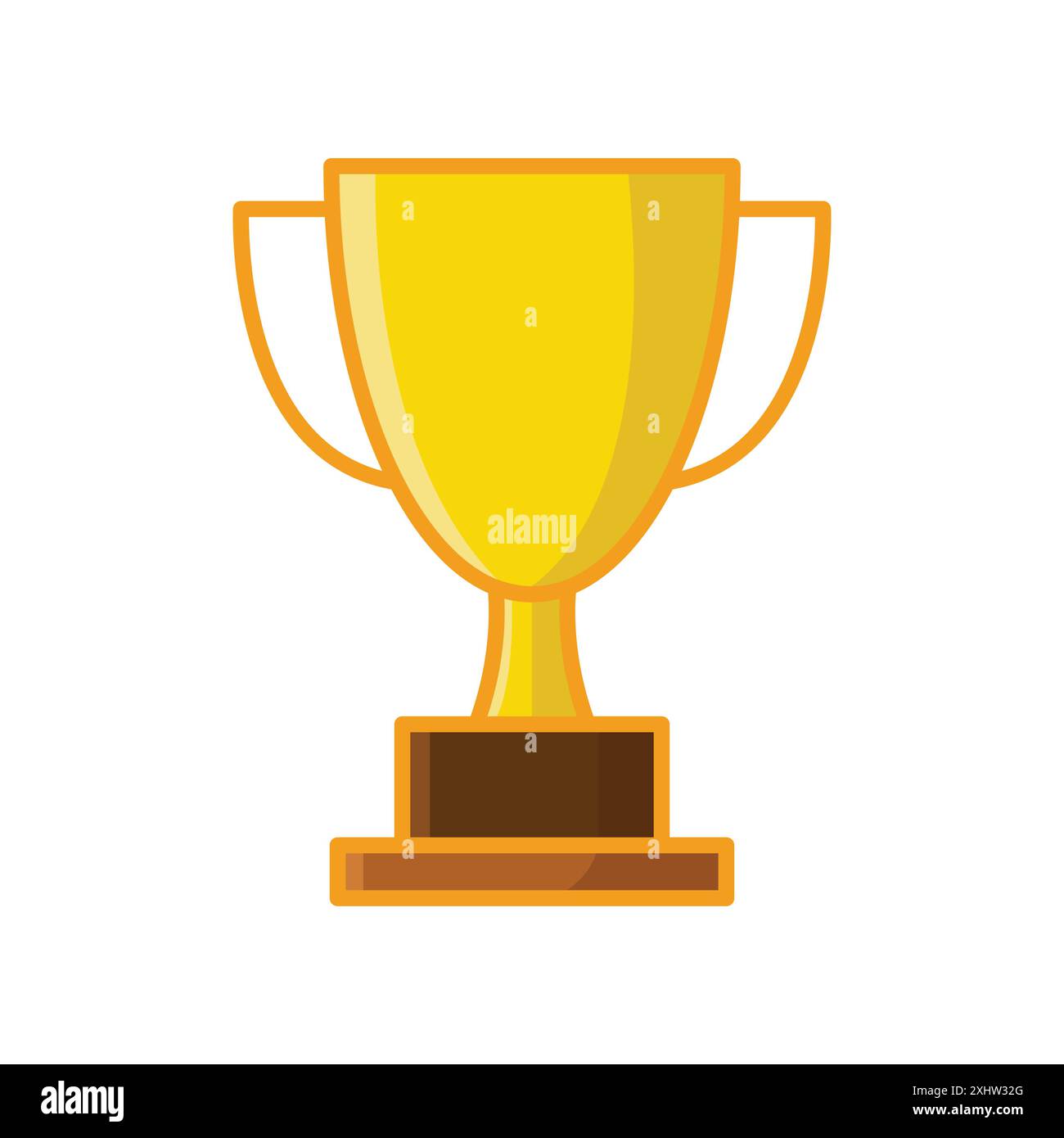modello di disegno vettoriale dell'icona dei trofei su sfondo bianco Illustrazione Vettoriale