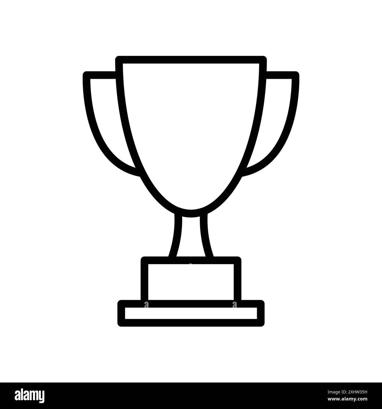 modello di disegno vettoriale dell'icona dei trofei su sfondo bianco Illustrazione Vettoriale