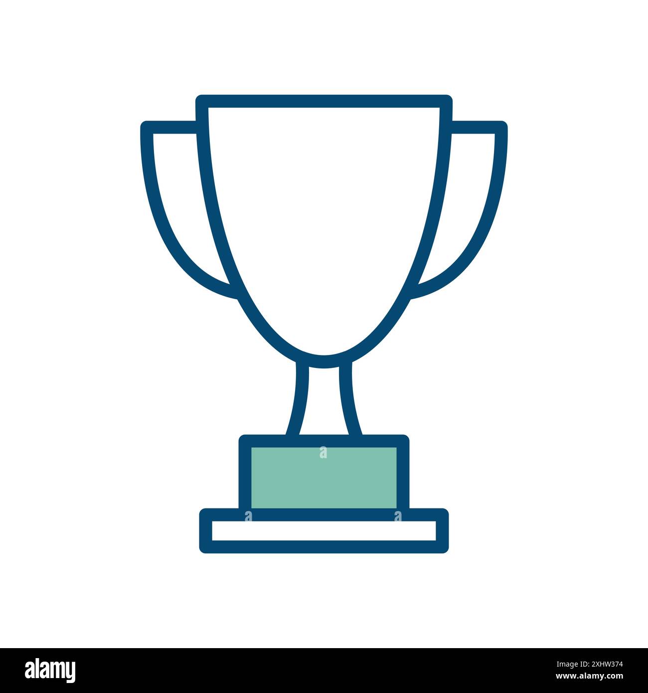 modello di disegno vettoriale dell'icona dei trofei su sfondo bianco Illustrazione Vettoriale