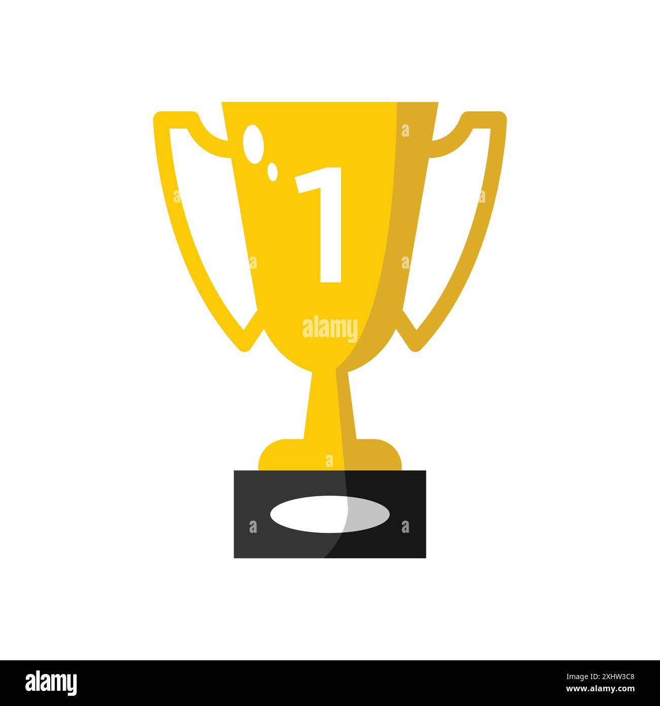 modello di disegno vettoriale dell'icona dei trofei su sfondo bianco Illustrazione Vettoriale
