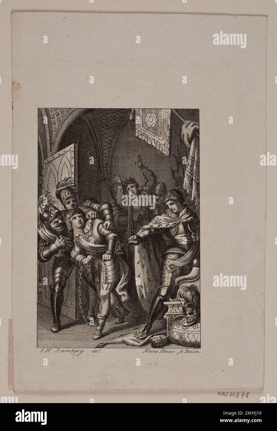 Illustrazione Haas, meno 1752 - 1833, Ramberg, Johann Heinrich 1763 - 1840 incisione in rame, Stampa illustrazione Foto Stock