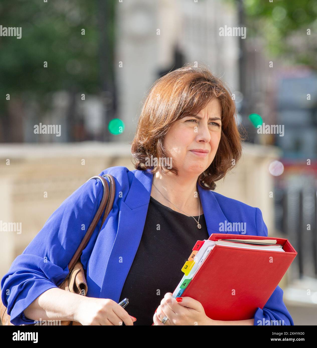 Londra, Regno Unito. 16 luglio 2024. Lucy Powell, Lord Presidente del Consiglio e leader della camera dei comuni visto in Whitehall Credit: Richard Lincoln/Alamy Live News Foto Stock