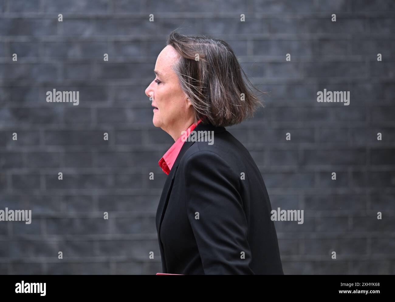 Downing Street, Londra, Regno Unito. 16 luglio 2024. Ministri del governo alla riunione del Gabinetto. Jo Stevens, Segretario di Stato per il Galles. Crediti: Malcolm Park/Alamy Live News Foto Stock