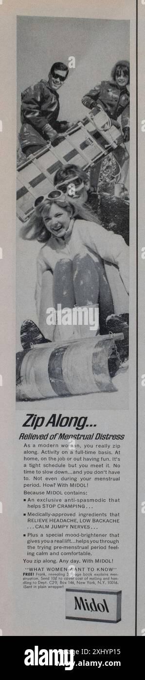 Rivista vintage Life 1 dicembre 1967 Advert, USA Foto Stock