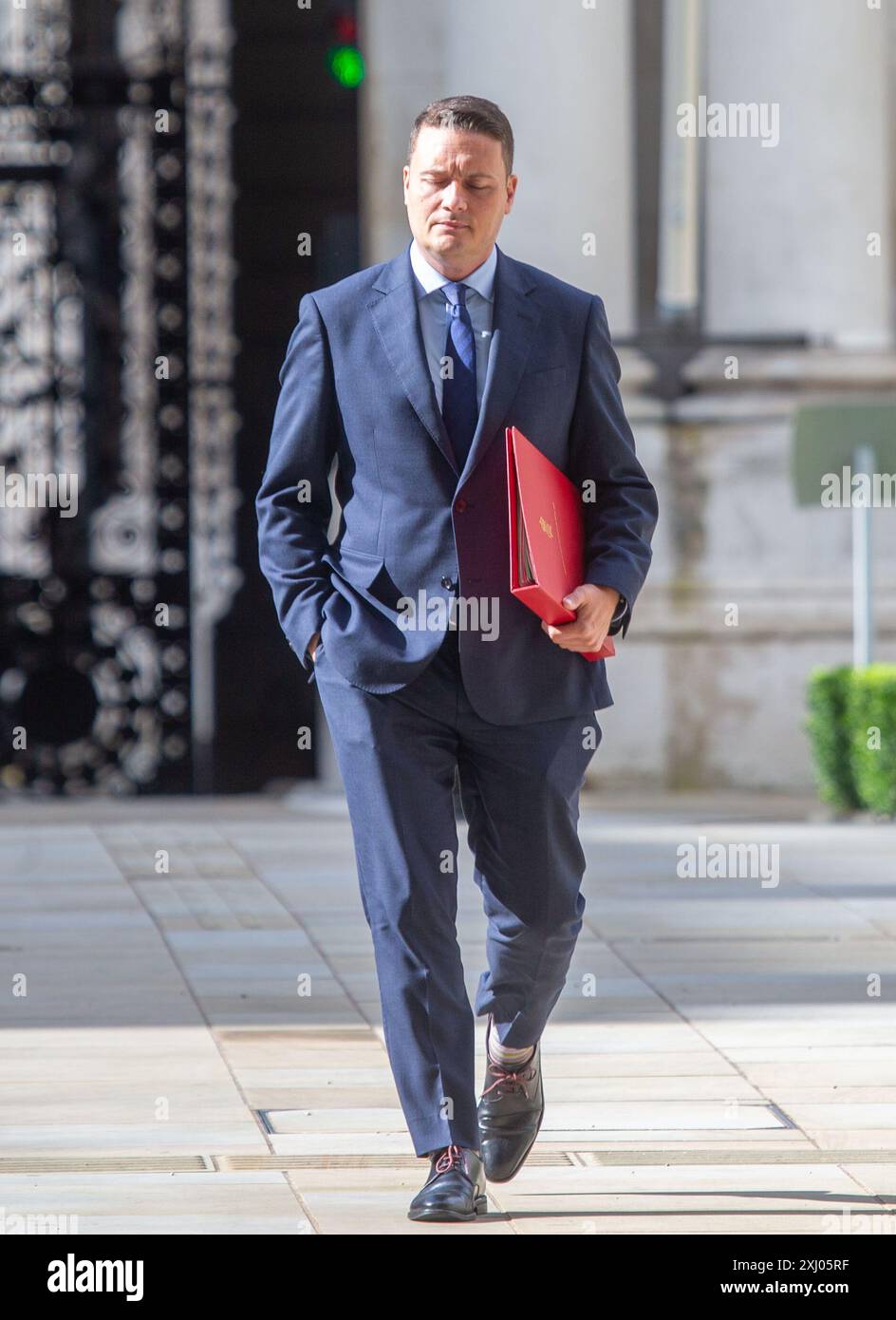 Londra, Inghilterra, Regno Unito. 16 luglio 2024. WES STREETING, Segretario di Stato per la salute e l'assistenza sociale, arriva al 10 di Downing Street come riunione di gabinetto. (Credit Image: © Tayfun Salci/ZUMA Press Wire) SOLO PER USO EDITORIALE! Non per USO commerciale! Crediti: ZUMA Press, Inc./Alamy Live News Foto Stock