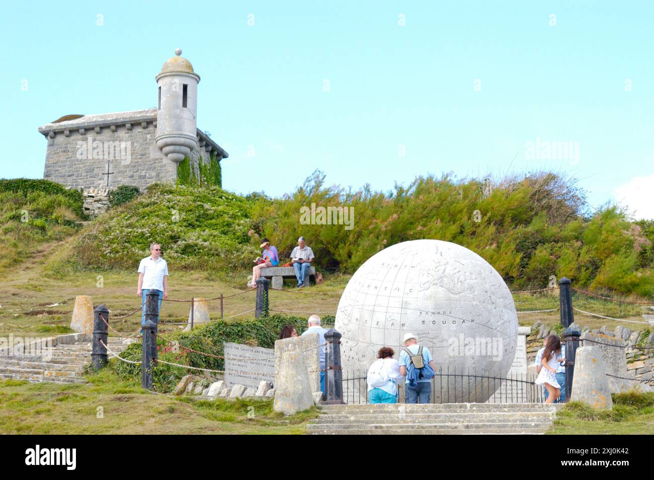 The Globe - Durlston, Dorset, Inghilterra regno unito Foto Stock