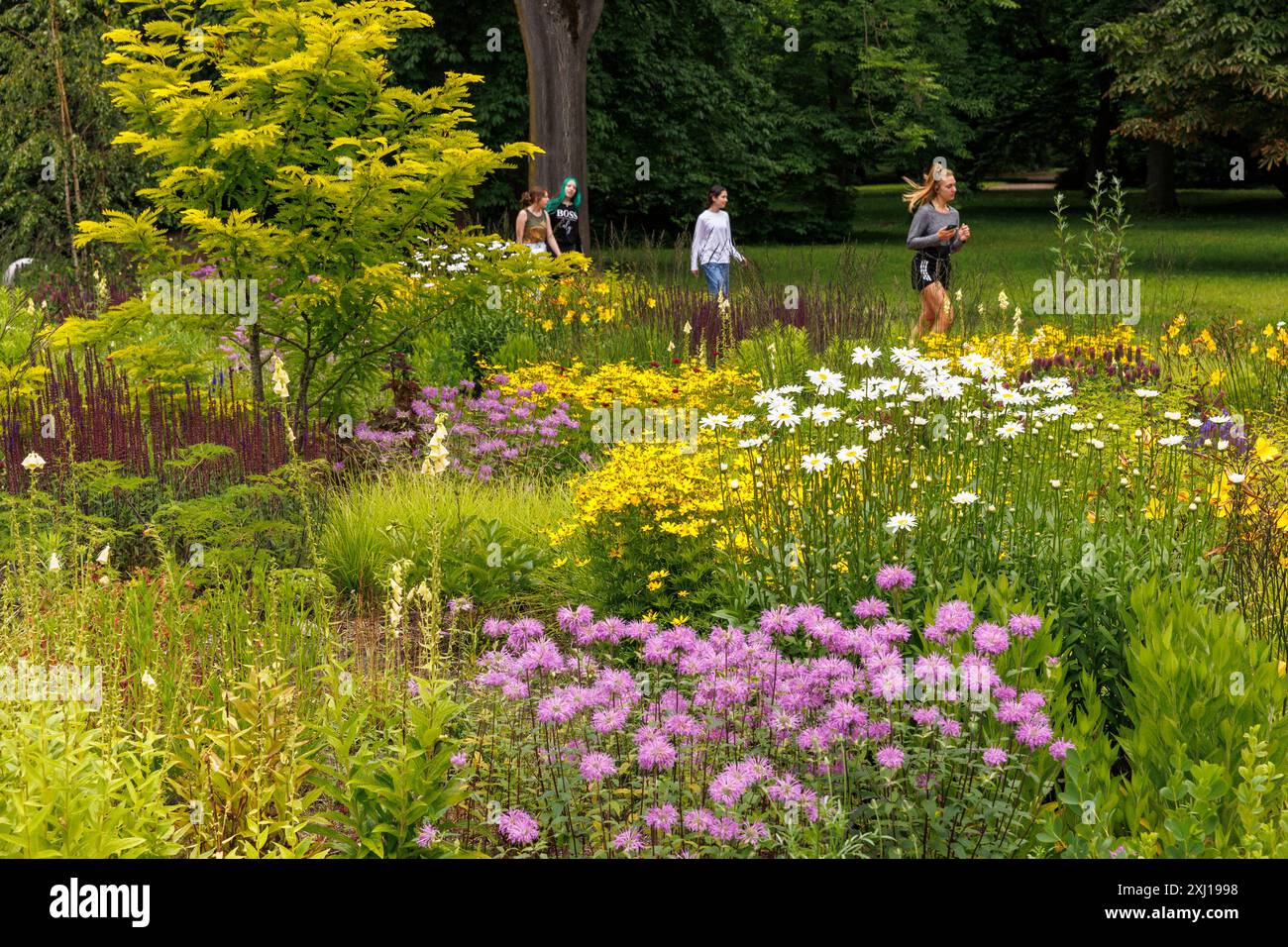 Nella Flora, l'Orto Botanico di Colonia, Germania. In der Flora, dem Botanischen Garten von Koeln, Deutschland. Foto Stock