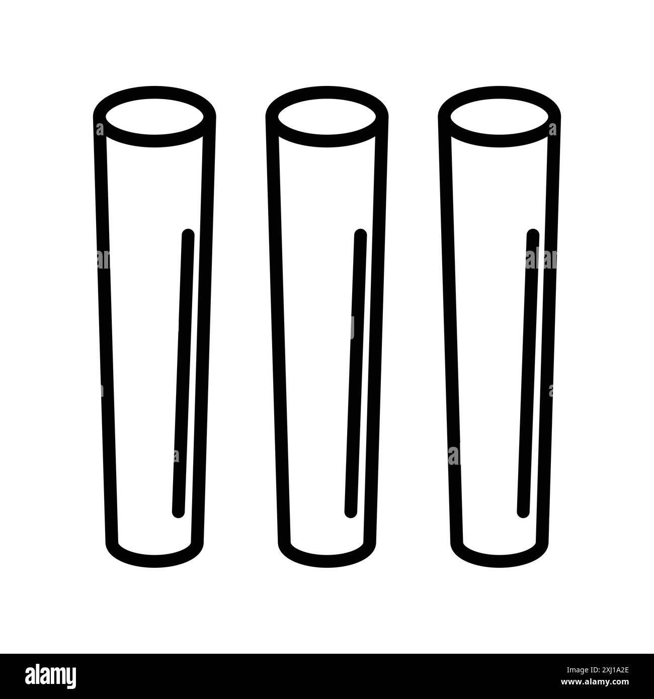 Logo lineare icona gessetto Set di marchi in bianco e nero per il Web Illustrazione Vettoriale