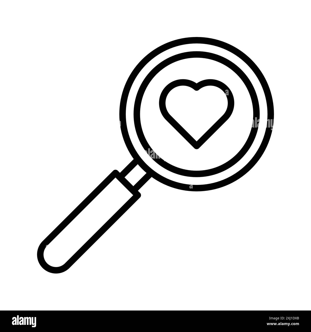 Collezione di marchi con logo lineare Find Love Icon in bianco e nero per il Web Illustrazione Vettoriale Collezione di marchi con logo lineare Find Love Icon in bianco e nero per il Web Illustrazione Vettoriale