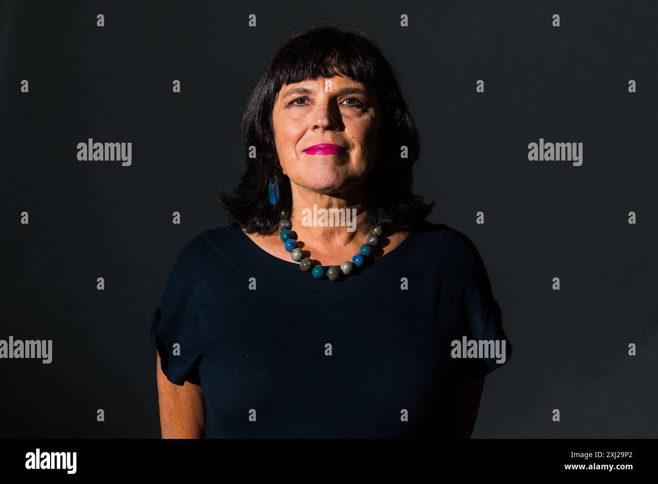 Edimburgo, Scozia. 20 agosto 2018. Critica letteraria, storica intellettuale e professore di letteratura inglese alla Durham University Patricia Waugh Foto Stock