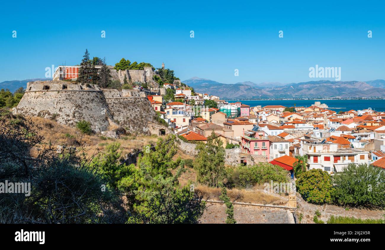 Centro storico di Nafplio in Grecia. Foto Stock