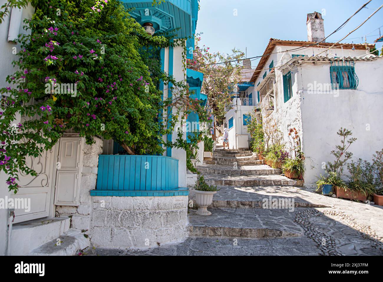 Fotografia della città vecchia; turchia, casa, antica; storica; vacanza; destinazione, pietra; vista; turismo; vacanze Foto Stock