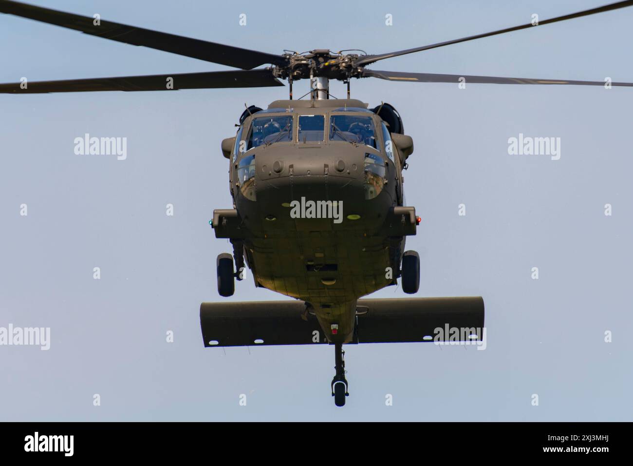 UH-60M Black Hawk al CIAV Air Show 2024 a Varazdin, Croazia Foto Stock