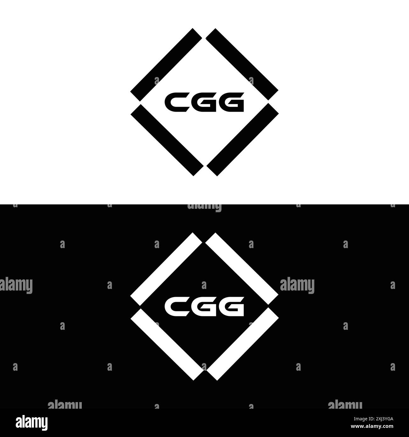 Logo CGG. DESIGN C G G. Lettera CGG bianca. Design del logo CGG, C G G Letter. Logo C G G Letter in ORO, LOGO GOLDEN, TRE, stile. set di logo letter Illustrazione Vettoriale