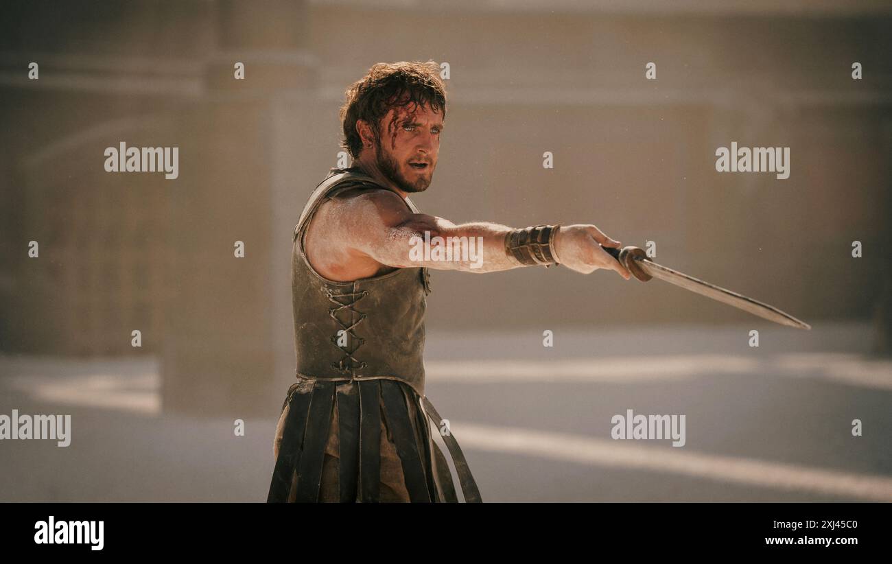 Il gladiatore 2 Paul Mescal Foto Stock