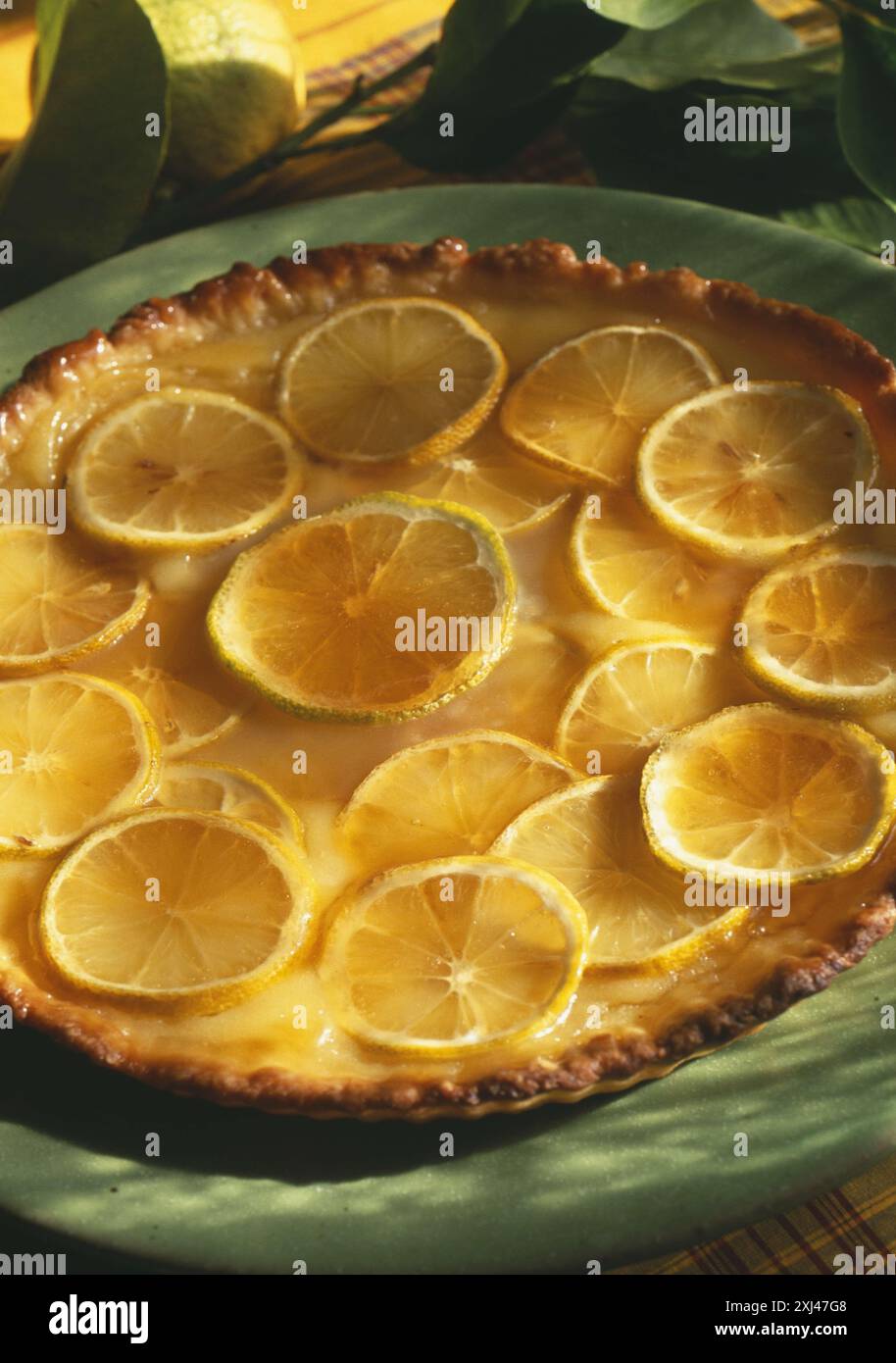 Crostata al limone Foto Stock