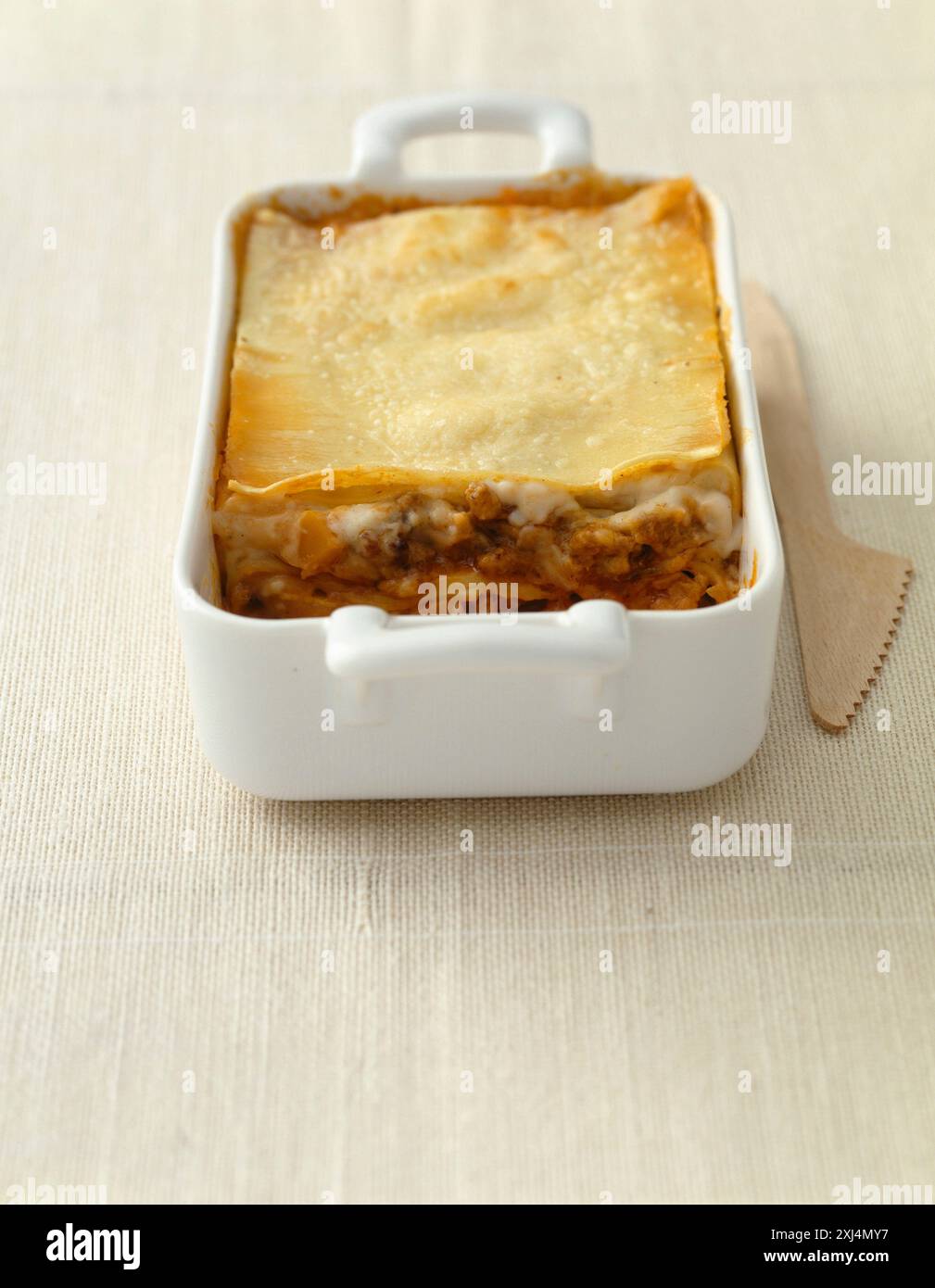 Lasagne al pollo Foto Stock