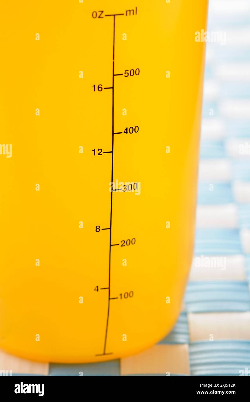 Tazza di misurazione Foto Stock