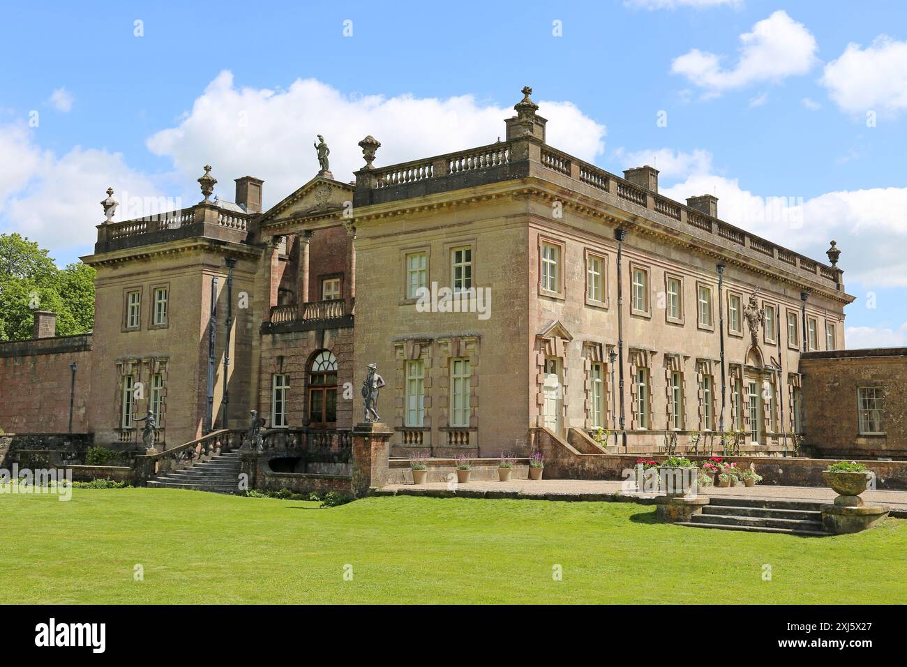 Stourhead House, Stourton con Gasper, Warminster, Wiltshire, Inghilterra, gran Bretagna, Regno Unito, Regno Unito, Europa Foto Stock