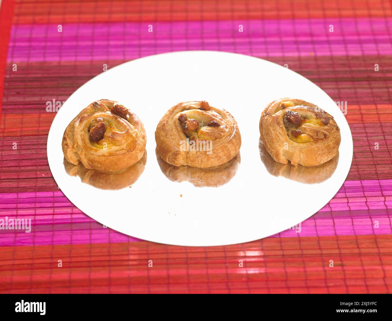 Panini mini con uvetta Foto Stock