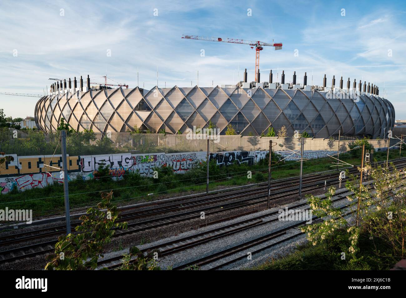 Data center Interxion la Courneuve Francia Foto Stock