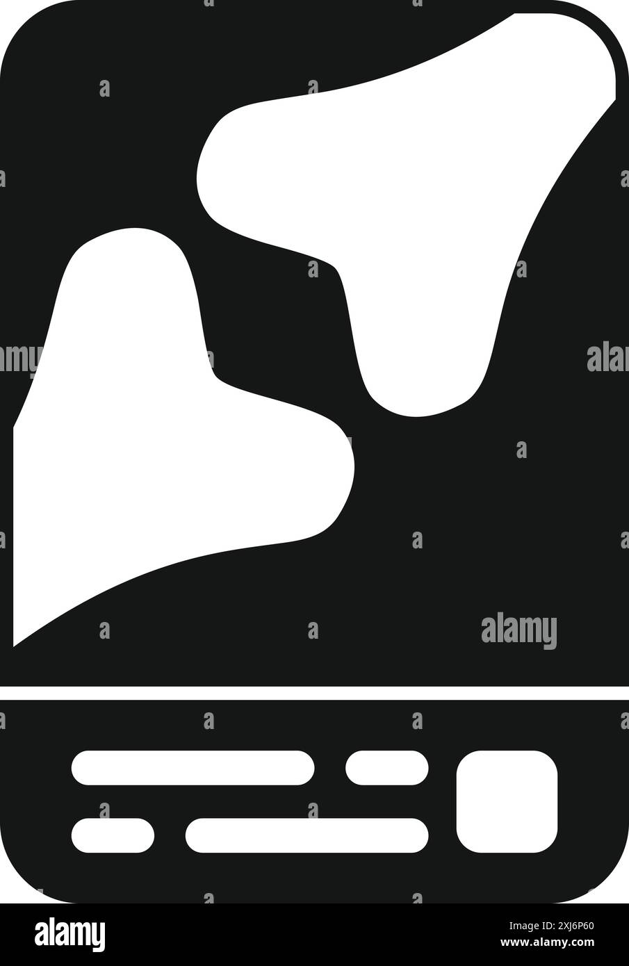 Macchina a ultrasuoni che visualizza un feto durante un controllo della gravidanza Illustrazione Vettoriale