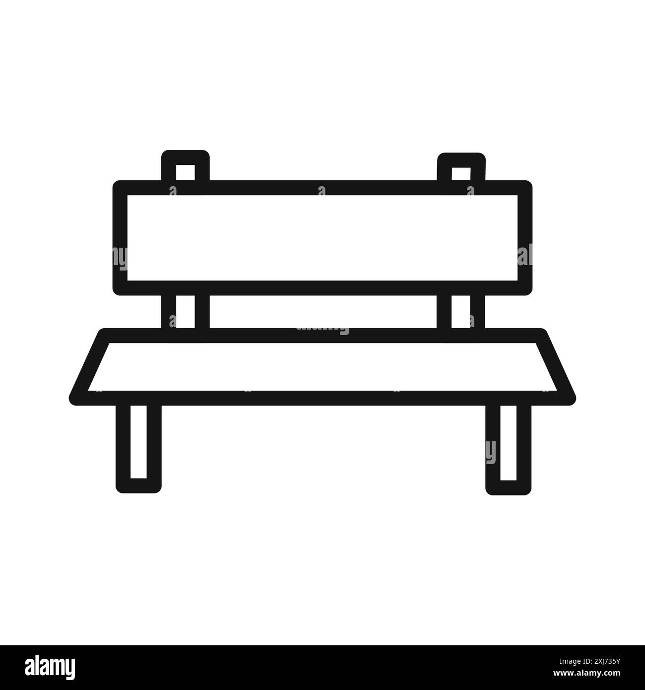 Icona di banco linea vettoriale logo segno o simbolo set stile contorno collezione Illustrazione Vettoriale