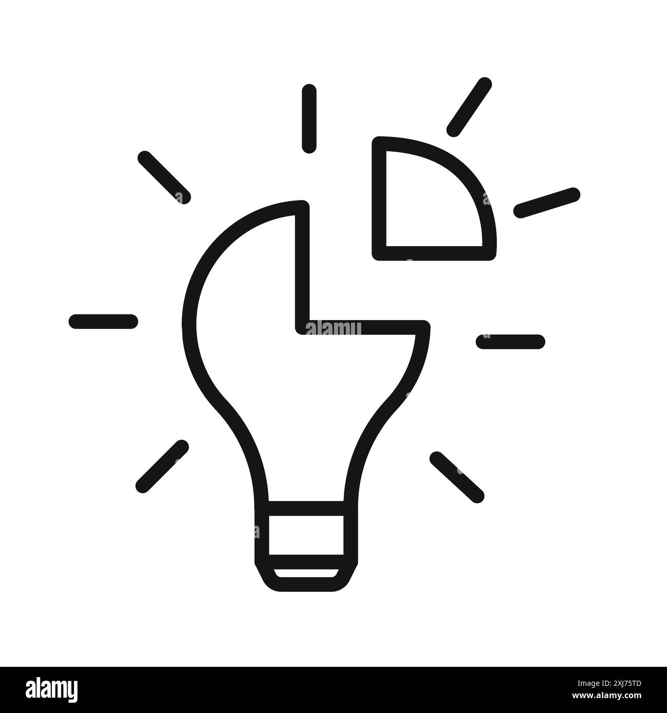 Abilità di risoluzione dei problemi icona linea vettoriale logo marchio o stile contorno raccolta set di simboli Illustrazione Vettoriale