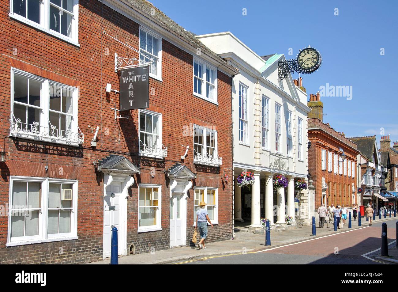 Il Municipio, High Street, Hythe, Kent, England, Regno Unito Foto Stock