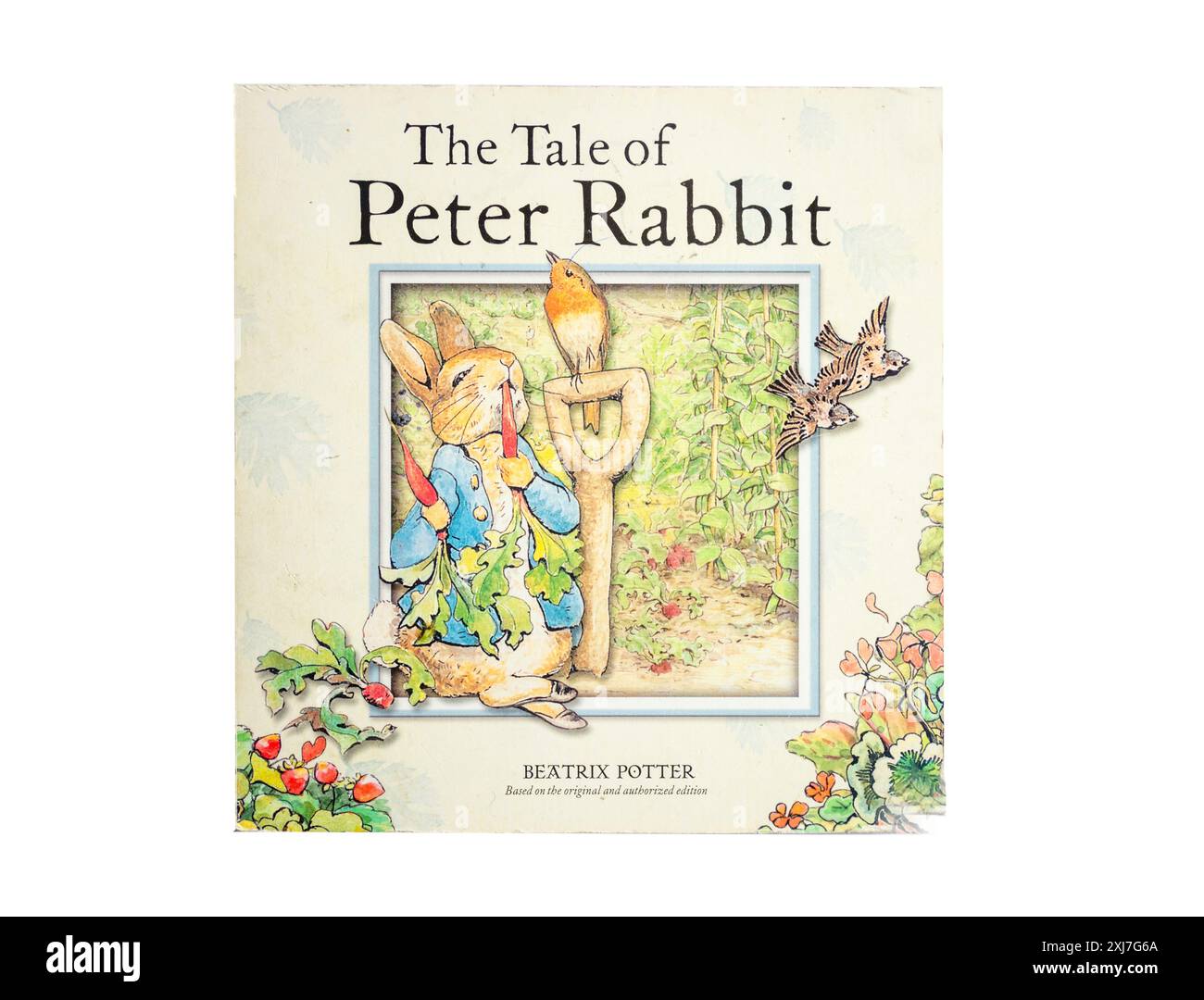 Il racconto di Peter Rabbit libro per bambini di Beatrix Potter, Grande Londra, Inghilterra, Regno Unito Foto Stock