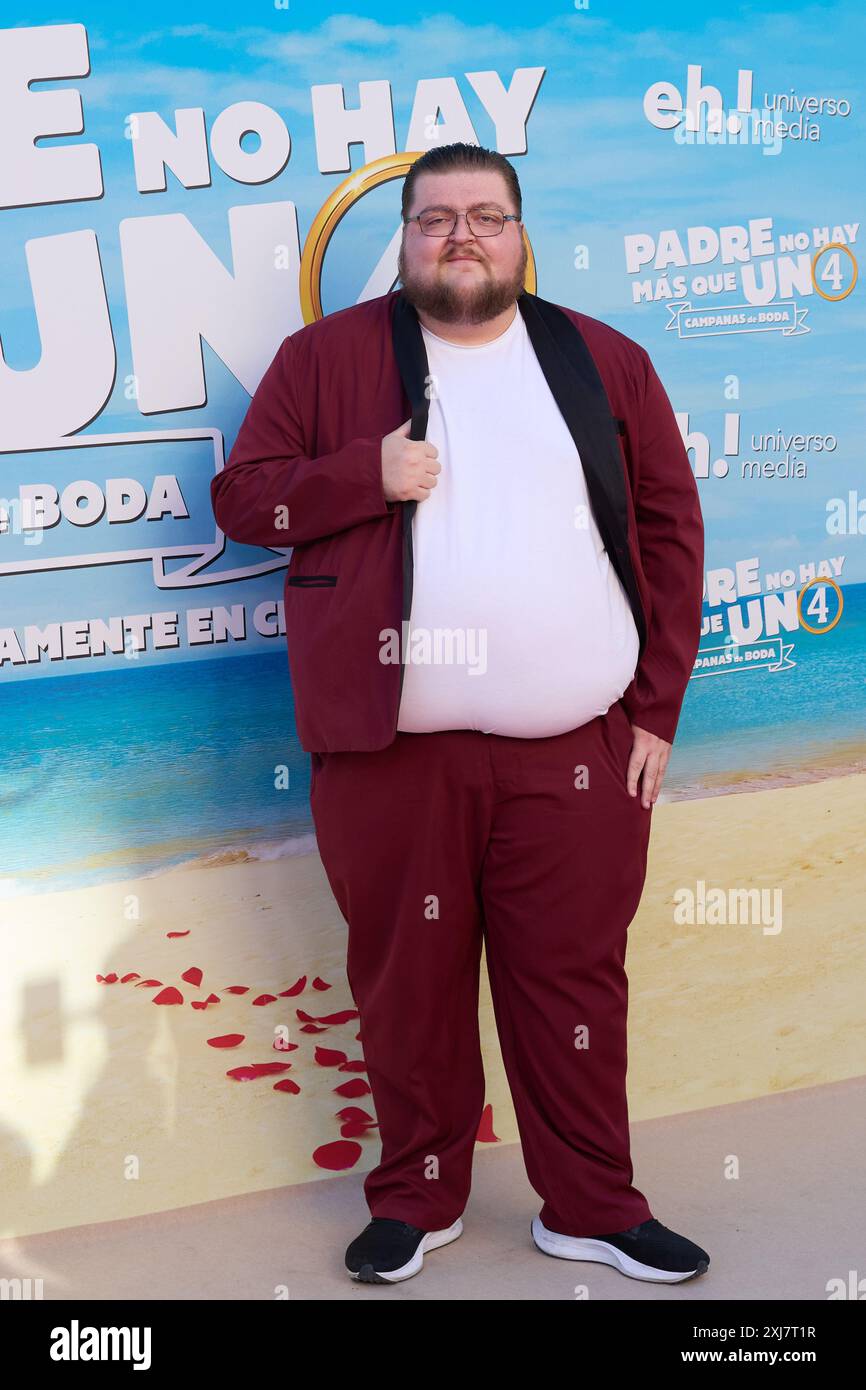 Madrid, Spagna. 16 luglio 2024. Roman Rymar parteciperà alla photocall di padre No Hay Mas Que uno a Madrid, Spagna, il 16 luglio 2024. (Foto di Hazhard Espinoza Vallejos/NurPhoto) credito: NurPhoto SRL/Alamy Live News Foto Stock