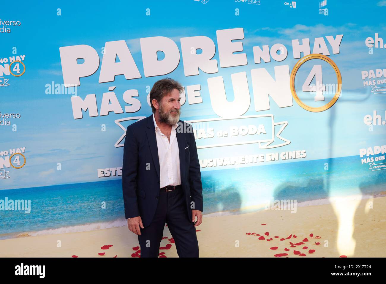 Madrid, Spagna. 16 luglio 2024. Antonio de la Torre parteciperà alla fotocall di padre No Hay Mas Que uno a Madrid, Spagna, il 16 luglio 2024. (Foto di Hazhard Espinoza Vallejos/NurPhoto) credito: NurPhoto SRL/Alamy Live News Foto Stock