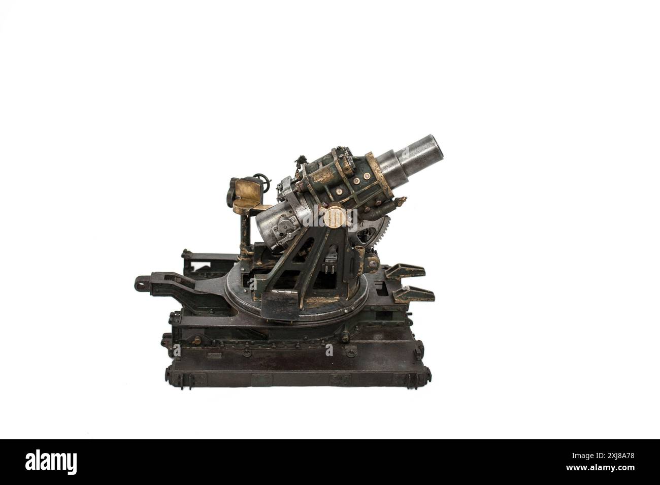 Modello fedele del Mortaio Skoda da 305 mod 1911 | vero modello di mortaio Skoda 305 mod 1911 Foto Stock