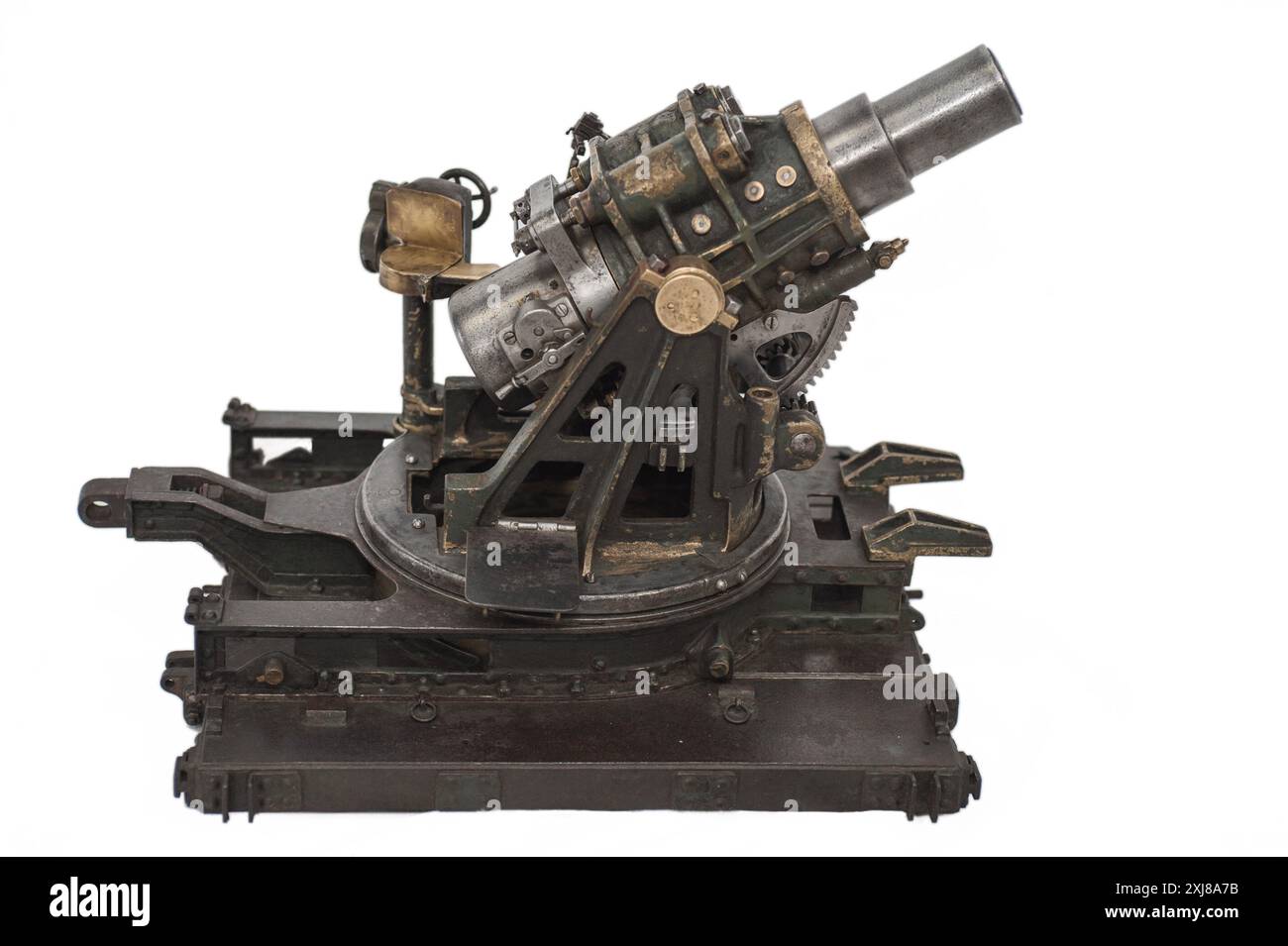 Modello fedele del Mortaio Skoda da 305 mod 1911 | vero modello di mortaio Skoda 305 mod 1911 Foto Stock