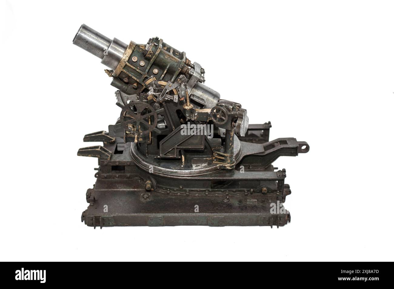Modello fedele del Mortaio Skoda da 305 mod 1911 | vero modello di mortaio Skoda 305 mod 1911 Foto Stock