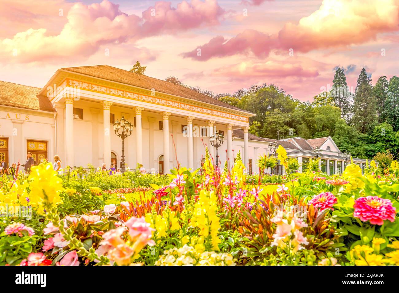 Città vecchia di Baden-Baden, Germania Foto Stock