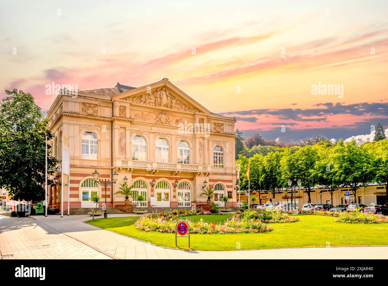 Città vecchia di Baden-Baden, Germania Foto Stock
