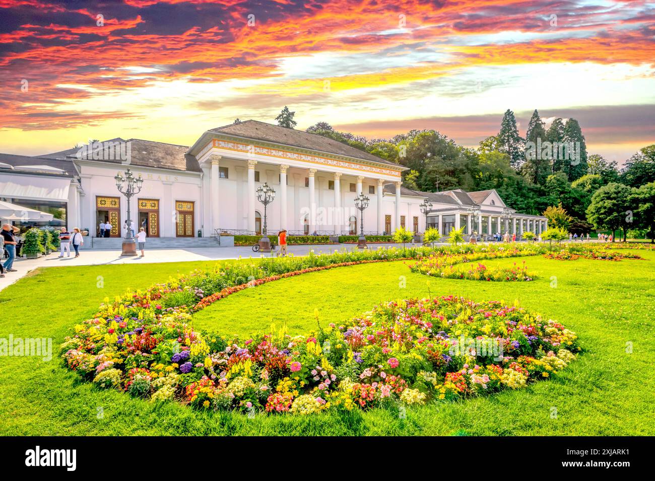 Città vecchia di Baden-Baden, Germania Foto Stock
