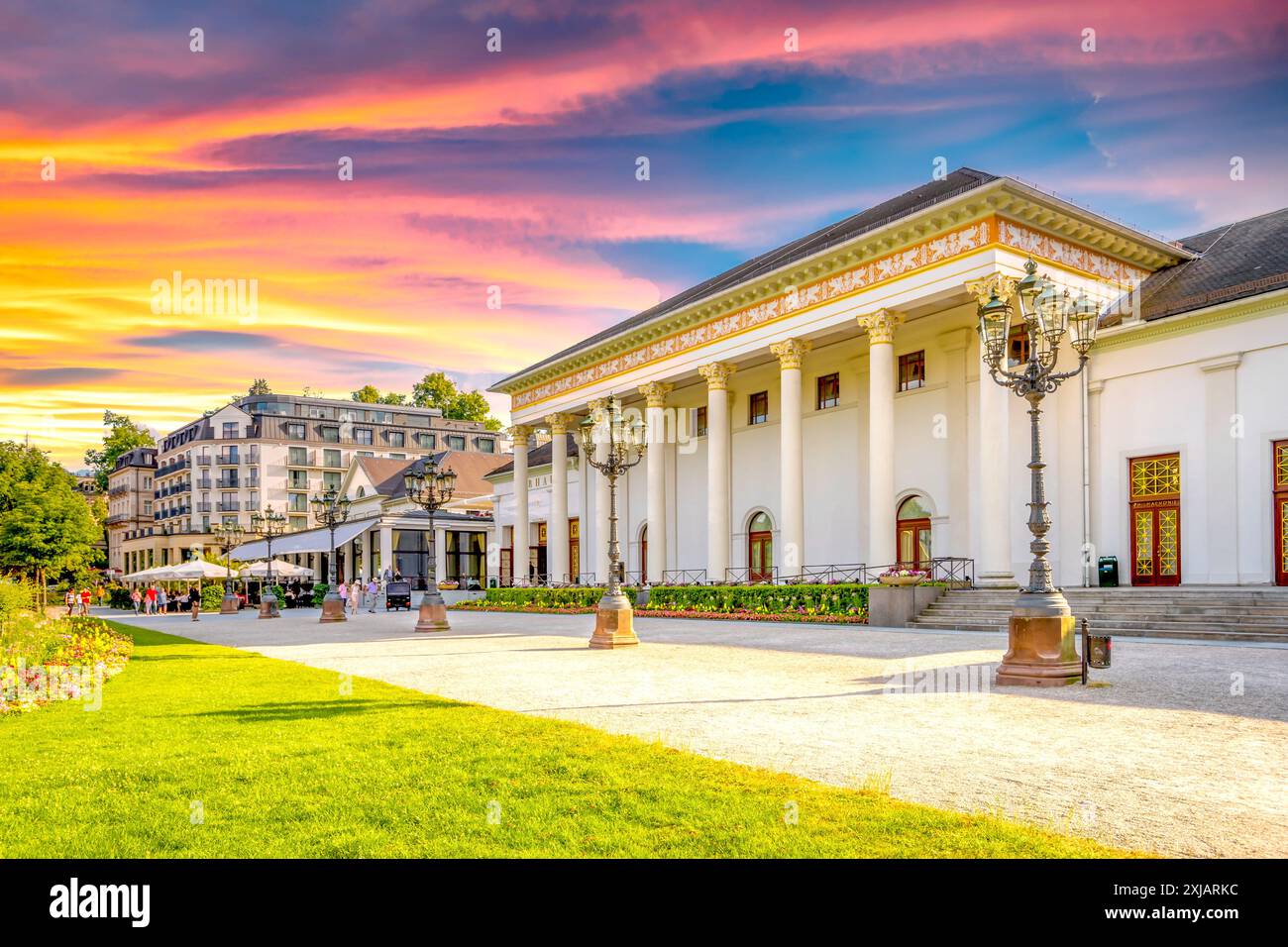Città vecchia di Baden-Baden, Germania Foto Stock