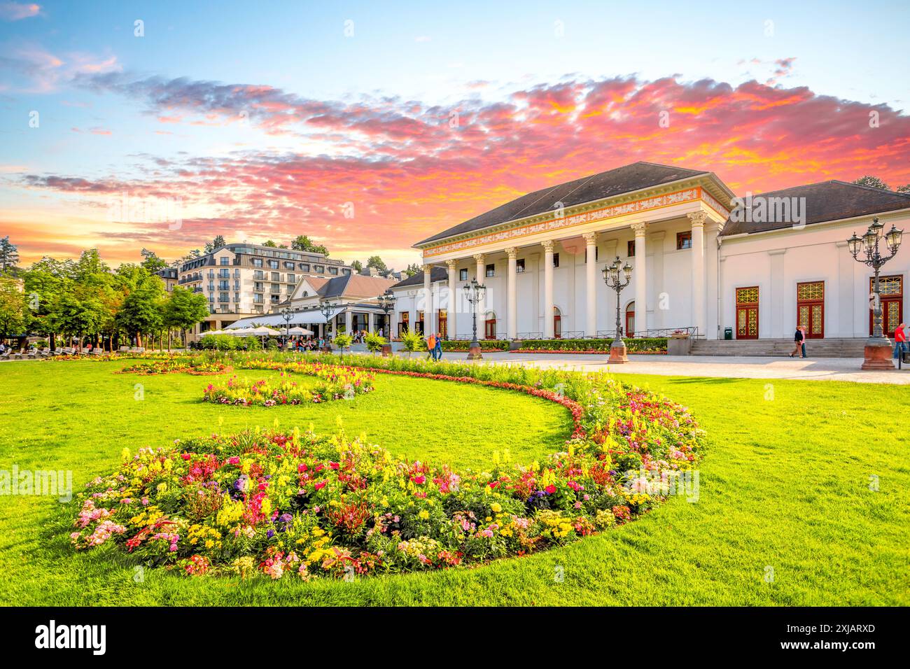 Città vecchia di Baden-Baden, Germania Foto Stock