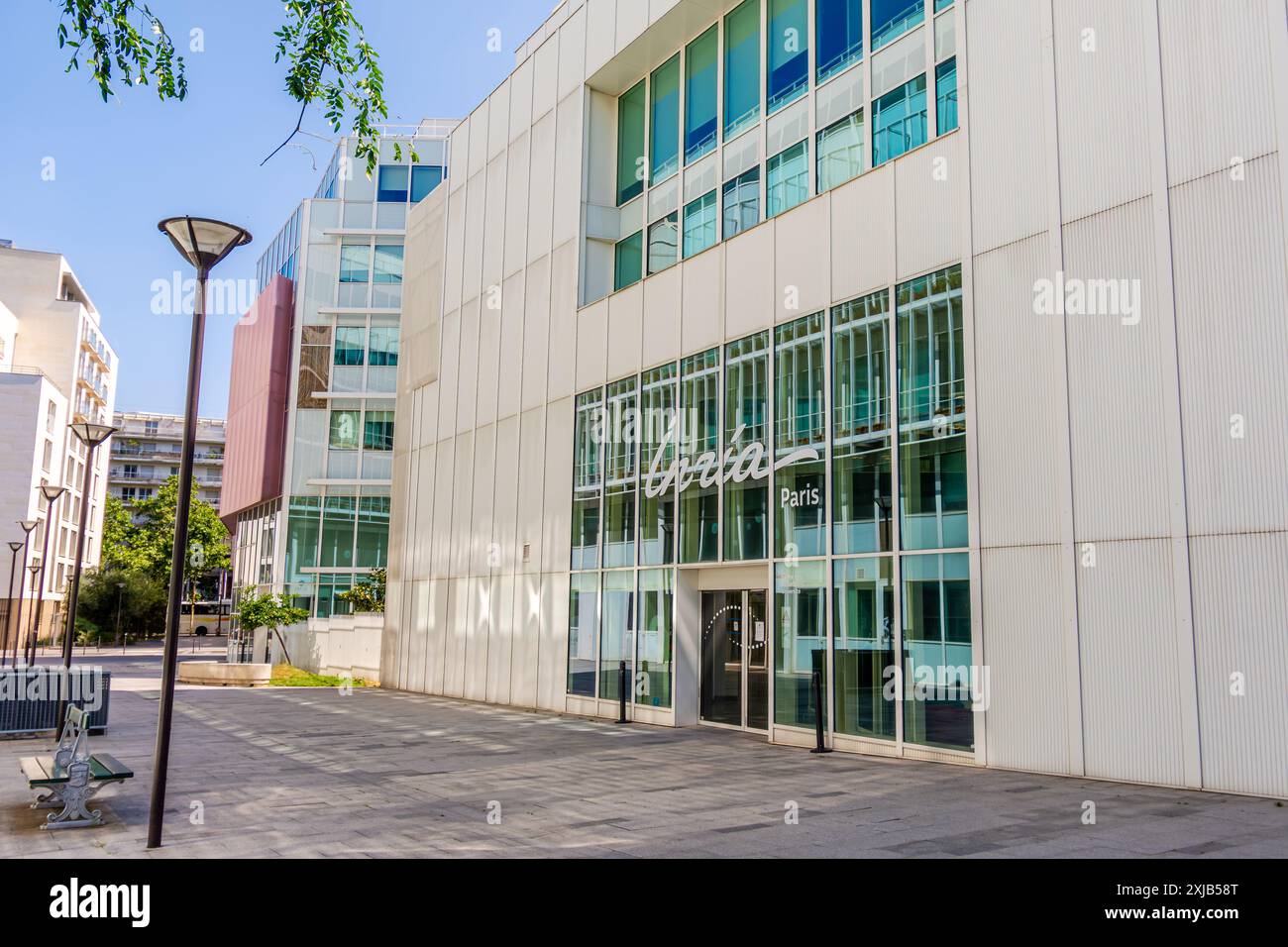 Centro di ricerca dell'INRIA, istituzione scientifica e tecnologica pubblica francese specializzata in matematica e informatica, Parigi, Francia Foto Stock