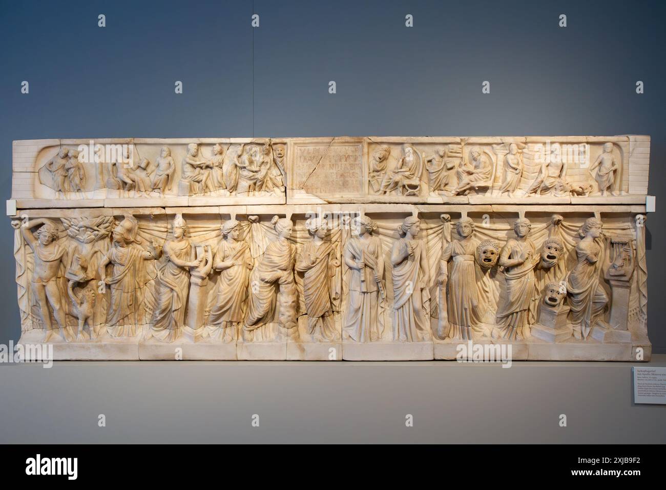 Medea Sarcophagus. Altes Museum (Museo Vecchio). Berlino, Germania. Foto Stock