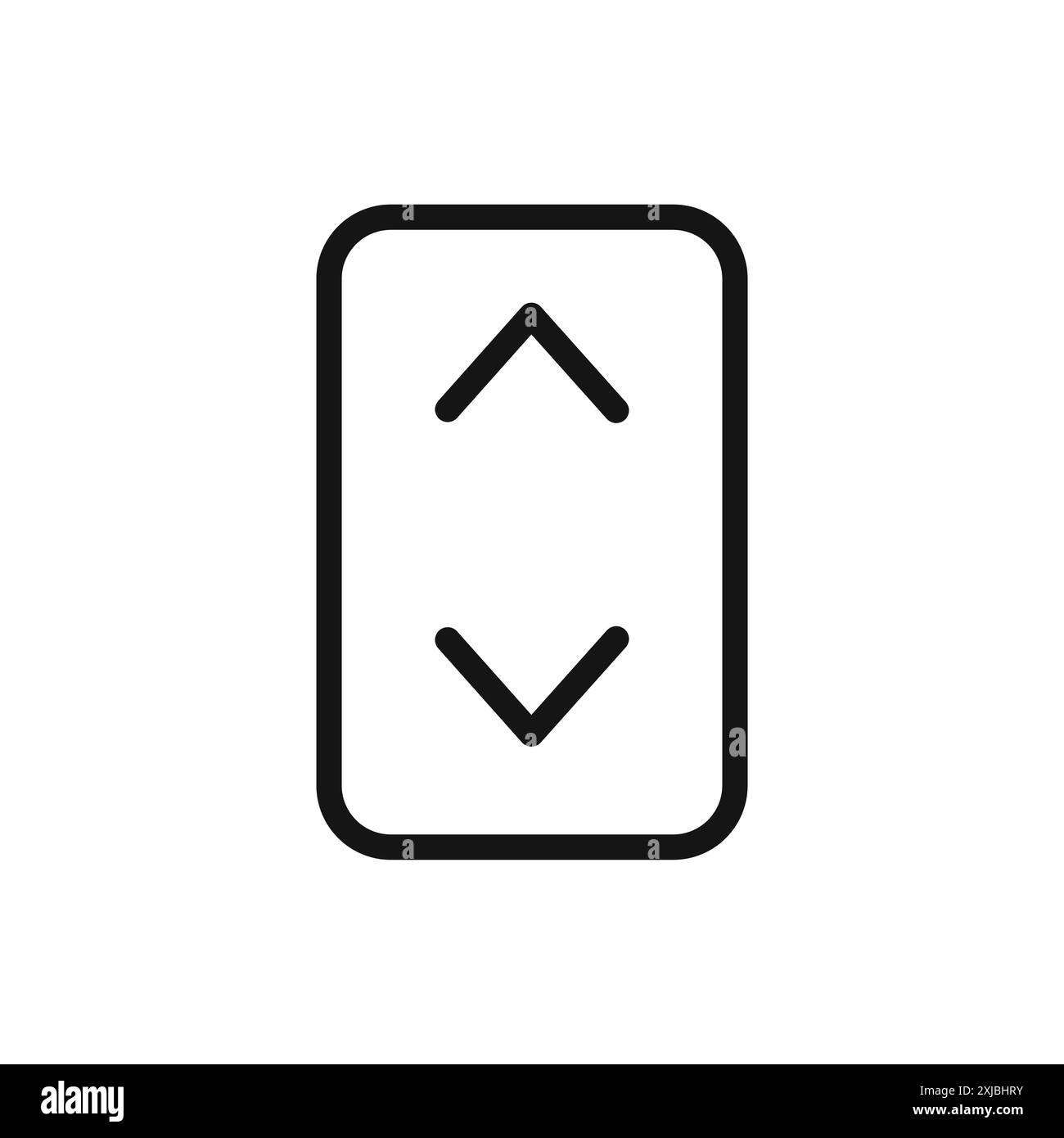 icona capovolgi segno grafico vettoriale lineare o set di simboli per l'interfaccia utente dell'app web Illustrazione Vettoriale