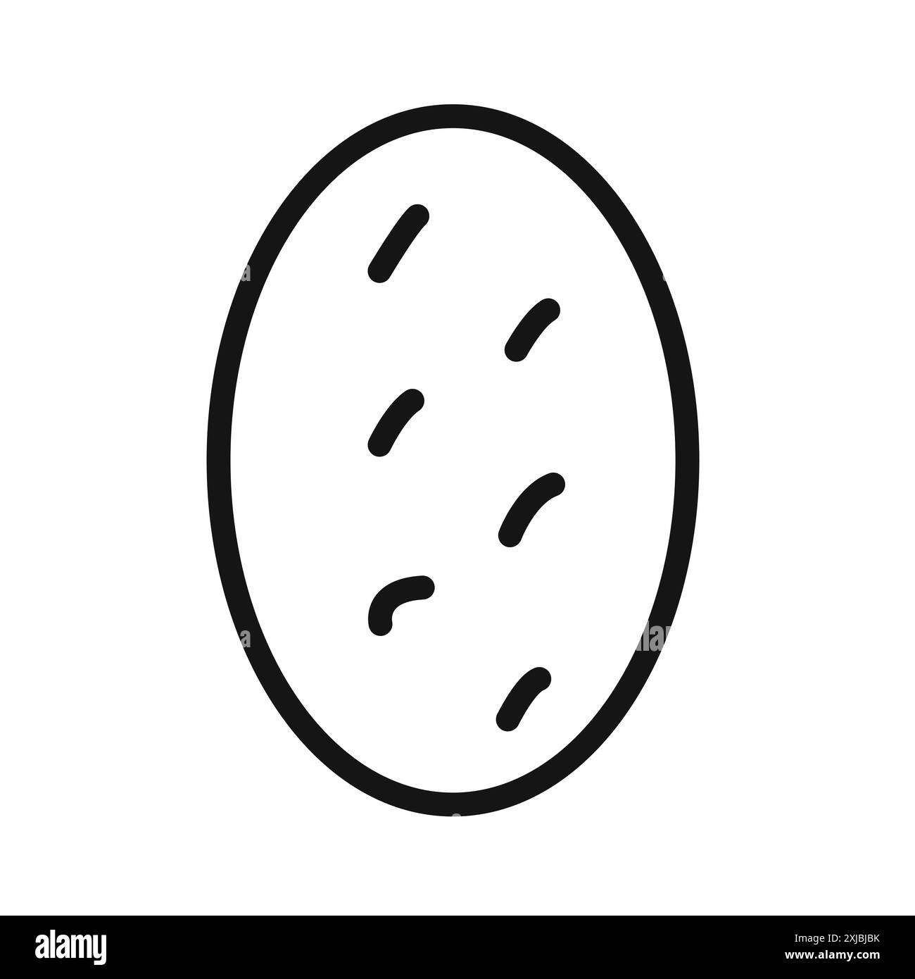 icona shaobing segno grafico vettoriale lineare o set di simboli per l'interfaccia utente dell'app web Illustrazione Vettoriale