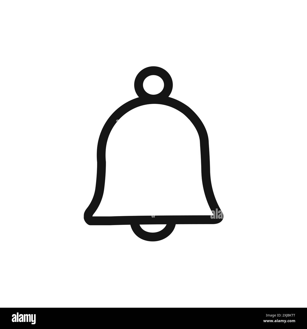 Icona di notifica segno grafico vettoriale lineare o set di simboli per l'interfaccia utente dell'app Web Illustrazione Vettoriale