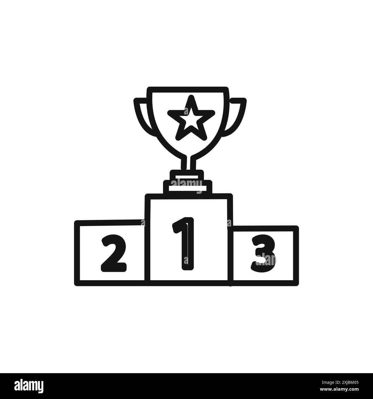 Simbolo Champion icona segno grafico vettoriale lineare o set di simboli per l'interfaccia utente dell'app Web Illustrazione Vettoriale