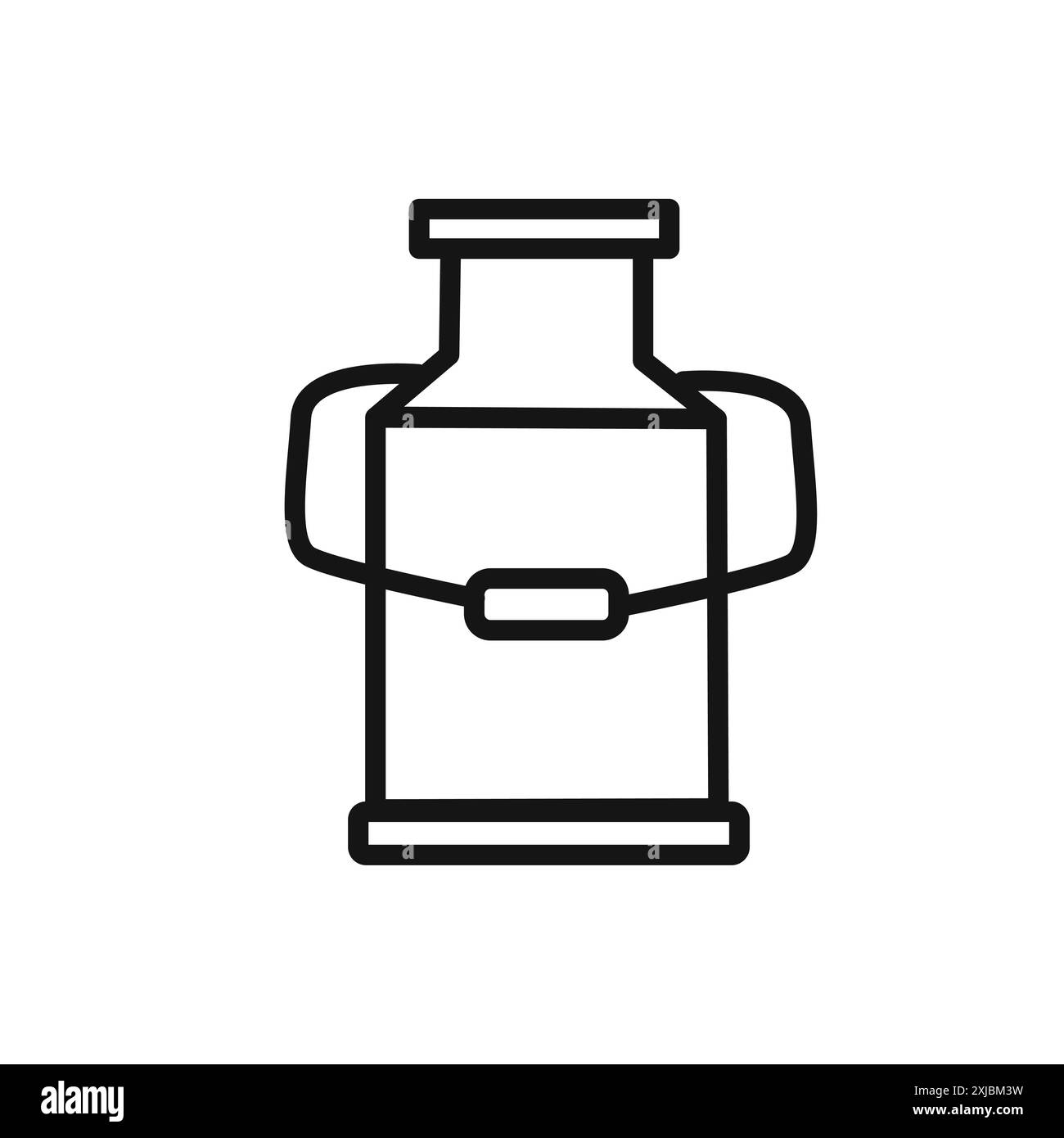 Icona contenitore lattina, segno grafico vettoriale lineare o set di simboli per l'interfaccia utente dell'app Web Illustrazione Vettoriale