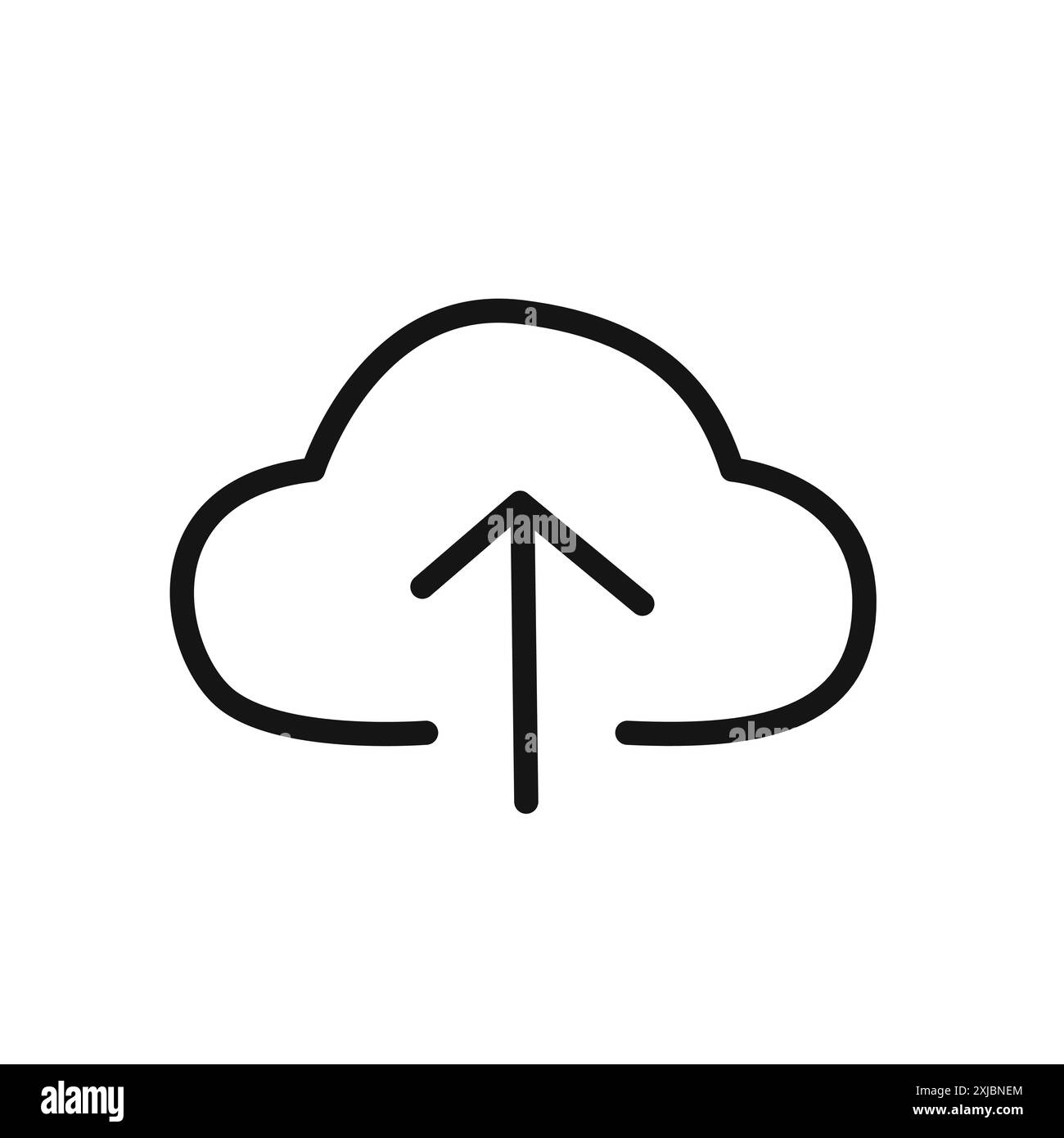 Icona di caricamento segno grafico vettoriale lineare o set di simboli per l'interfaccia utente dell'app Web Illustrazione Vettoriale