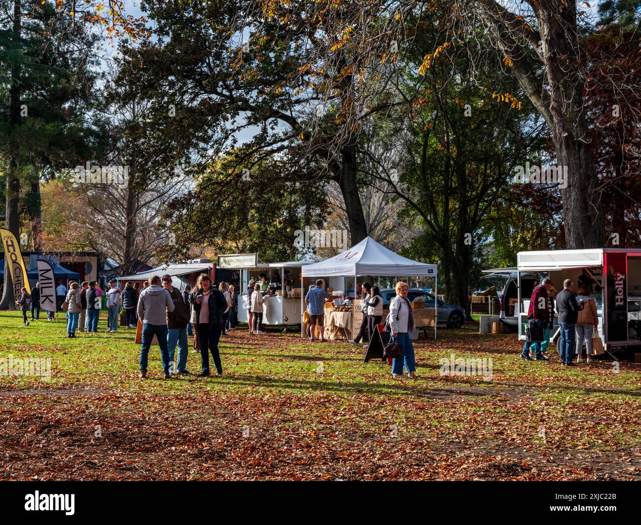 Farmers Market, Hastings, Hawkes Bay, nuova Zelanda Foto Stock